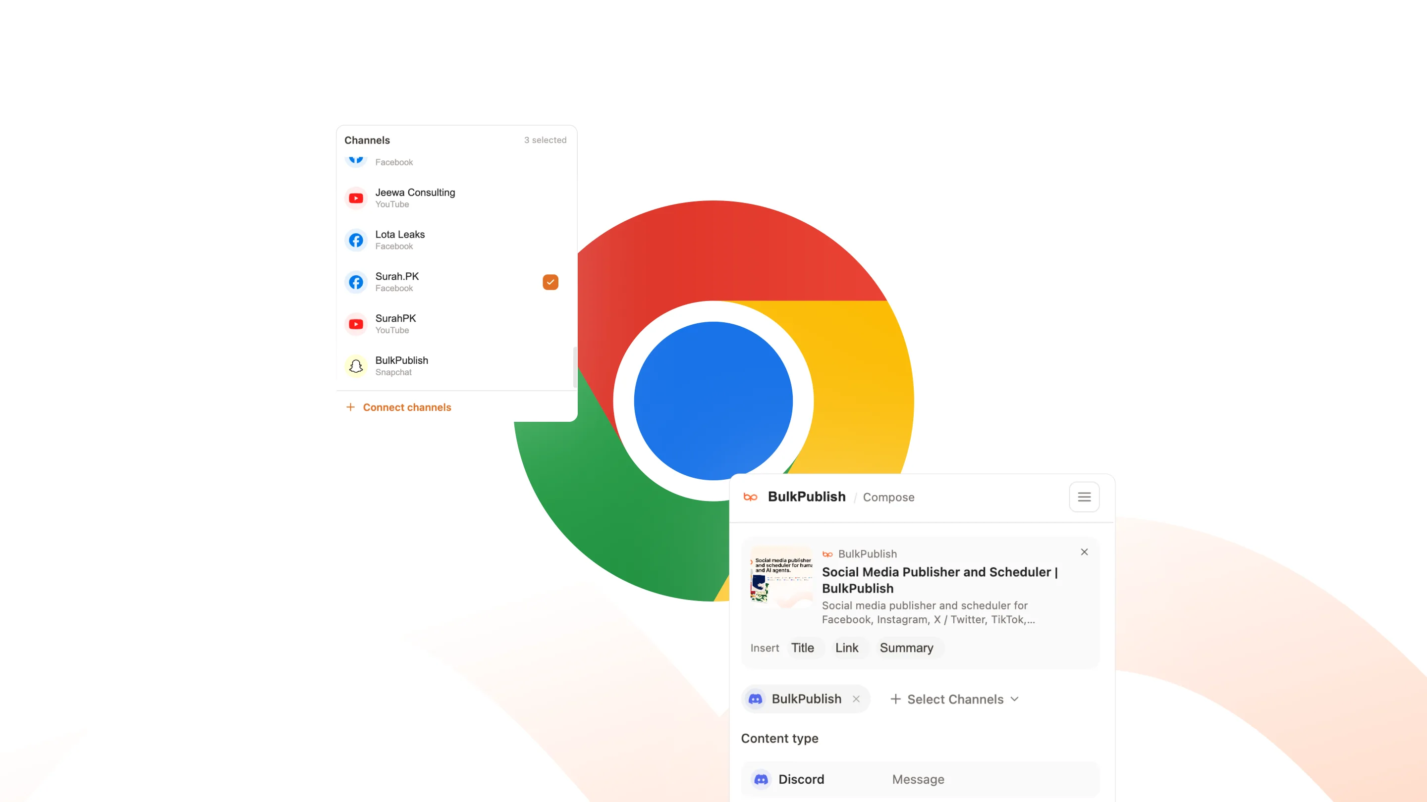 Chrome integration for BulkPublish